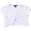 Ava & Yelly Ruffle Edge Cardigan Sweater