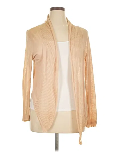 Pre-owned Ava Cardigan Sweater In Brown