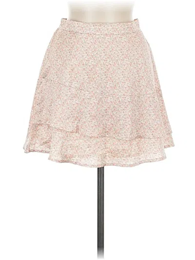 Pre-owned Ava Casual Skirt In White