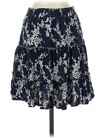 Pre-owned Ava Christine Casual Skirt In Blue