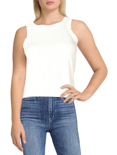 Ava + Esme Yummy Womens Stretch Ribbed Tank Top In Multi