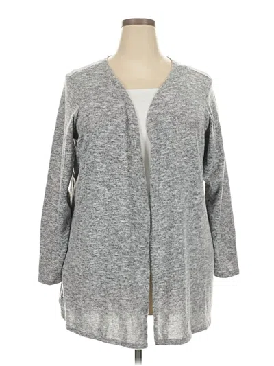 Pre-owned Ava James Cardigan Sweater In Gray