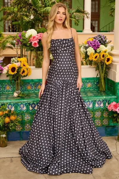 Ava Presley 42368 Long Prom Fitted Mermaid Formal Dress In Blue