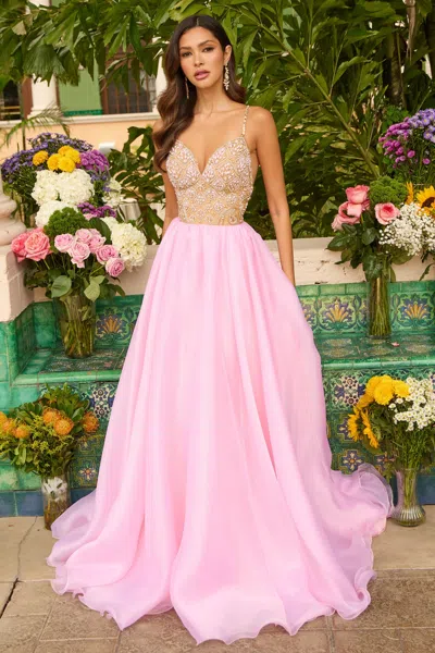 Ava Presley 47243 Long Formal Beaded Ball Gown Evening Prom Dress In Pattern