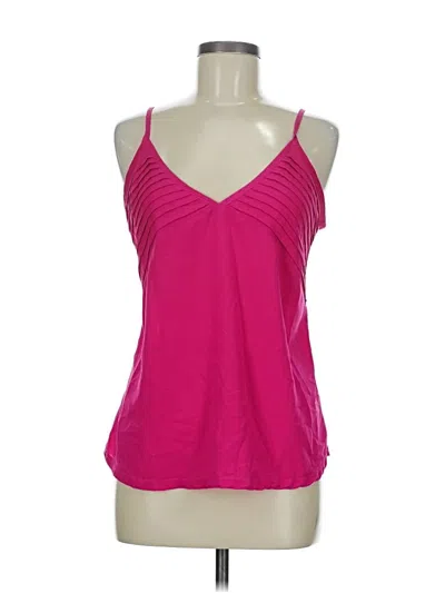 Pre-owned Ava Tank Top Pink Halter Neckline Tops
