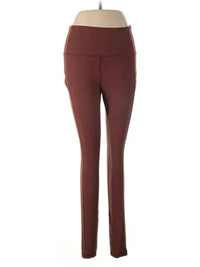 Pre-owned Avalanche Active Pants In Burgundy