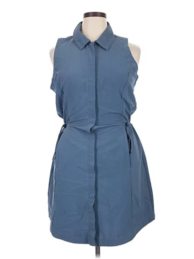 Pre-owned Avalanche Casual Dress In Blue