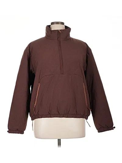 Pre-owned Avalanche Coat In Brown