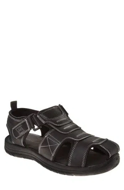 Avalanche Fisherman Outdoor Sandal In Black