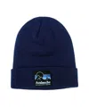 AVALANCHE HIKING MARLED KNIT CUFF BEANIE IN NAVY