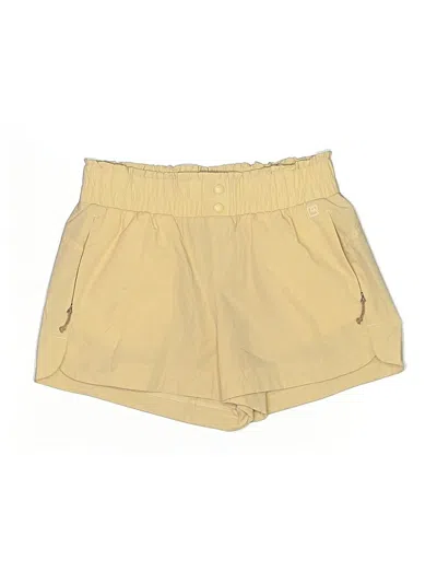 Pre-owned Avalanche Khaki Shorts In Yellow