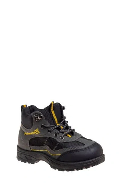 Avalanche Kids' Hiker Boot In Grey/ Yellow