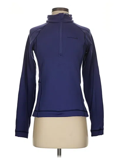 Pre-owned Avalanche Long Sleeve Top Blue Turtleneck Tops