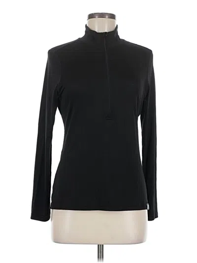 Pre-owned Avalanche Long Sleeve Turtleneck In Black
