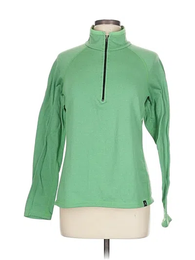 Pre-owned Avalanche Long Sleeve Turtleneck In Green