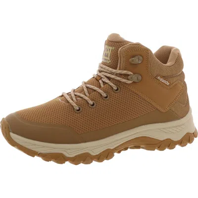 Avalanche Mantel Womens Faux Leather Outdoor Hiking Boots In Brown