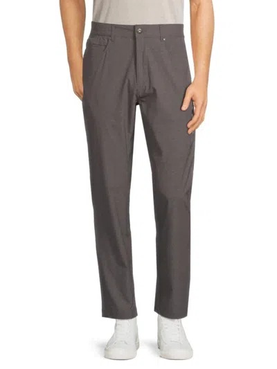 Avalanche Men's Flat Front Pants In Grey
