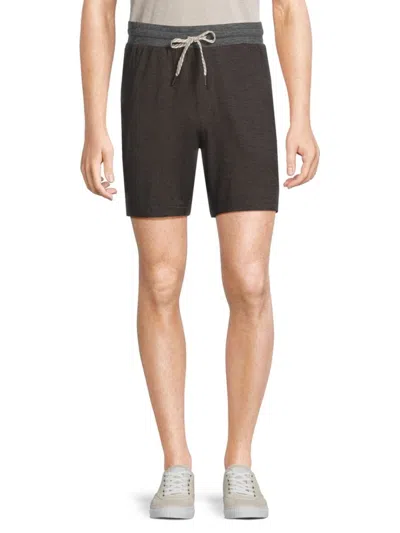 Avalanche Men's Heathered Jersey Shorts In Black Heather