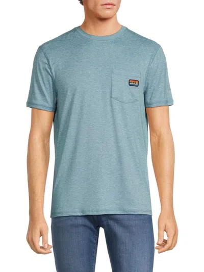 Avalanche Men's Heathered Tee In Layback Blue