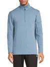 AVALANCHE MEN'S HEATHERED ZIP PULLOVER