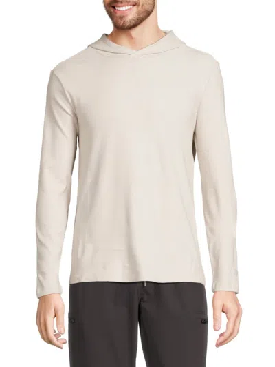 Avalanche Men's Hooded Tee In Oatmeal Heather