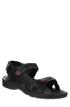 Avalanche Open Toe Outdoor Sandal In Black