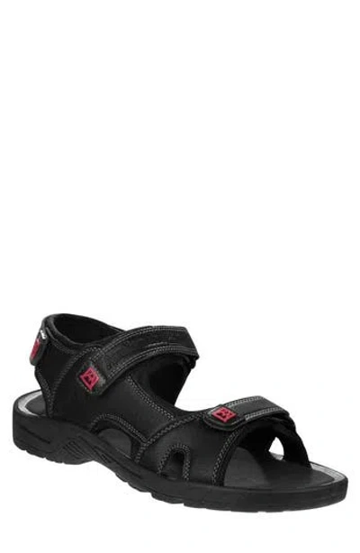 Avalanche Open Toe Outdoor Sandal In Black