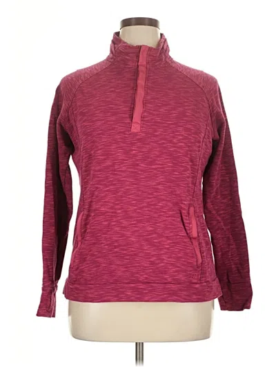 Pre-owned Avalanche Pullover Sweater In Burgundy