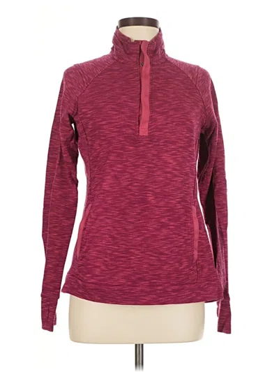 Pre-owned Avalanche Pullover Sweater In Burgundy