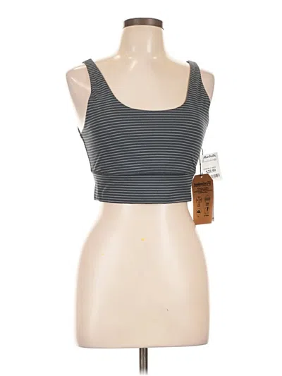 Pre-owned Avalanche Tank Top Gray Strapless Neckline Tops