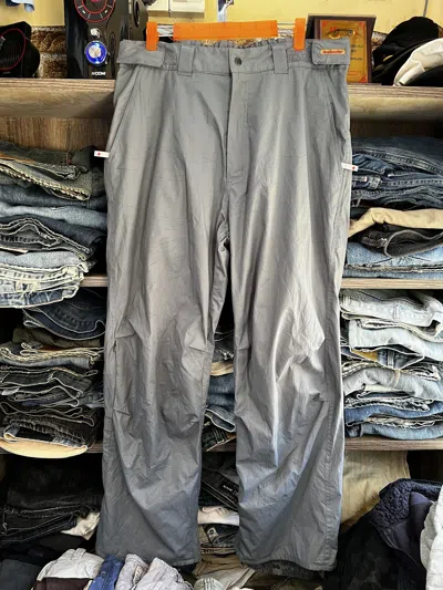 Pre-owned Avalanche Vintage  Snowboards Pants In Grey