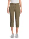 Avalanche Women's Bordeaux Nylon Cropped Cargo Pants