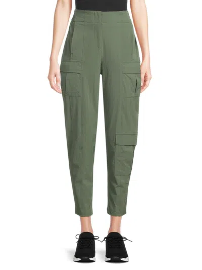 Avalanche Women's Crop Cargo Pants In Agave