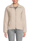 Avalanche Women's Quilted Puffer Jacket In Sand