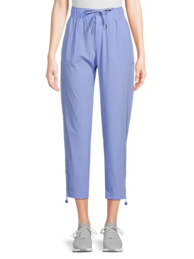 Avalanche Women's Reina Cropped Drawstring Pants In Blue