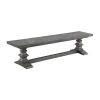 Avalon Furniture Camis Dining Bench In Gray