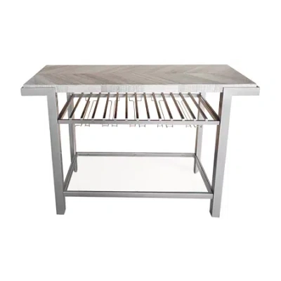 Avalon Furniture Metal Sideboard In Yellow