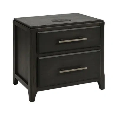Avalon Furniture Nightstand-usb/led/3n1 In Black