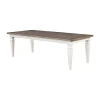 Avalon Furniture Rectangular Wood-top Dining Table In White