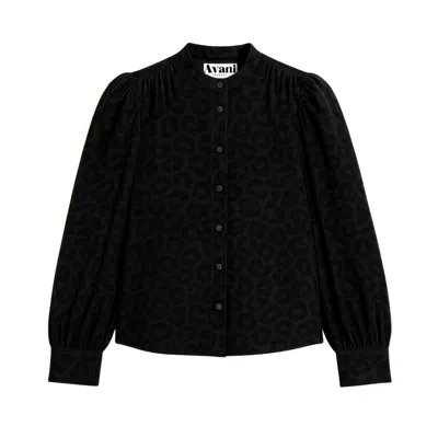 Avani Apparel Women's Hortensia Blouse Black