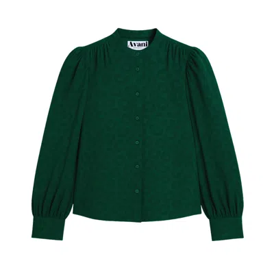 Avani Apparel Women's Hortensia Blouse Green