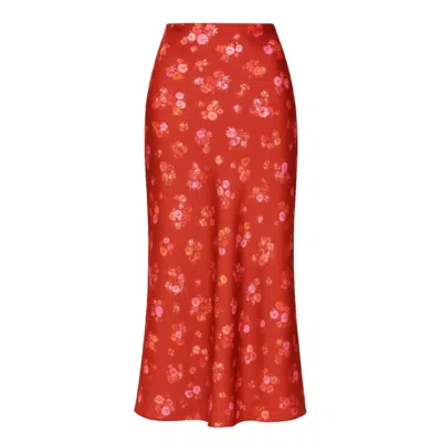 Avani Apparel Women's Iris Skirt Red