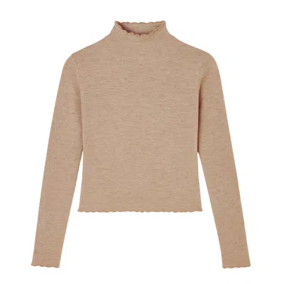 Avani Apparel Women's Neutrals Mimosa Top Beige In Brown