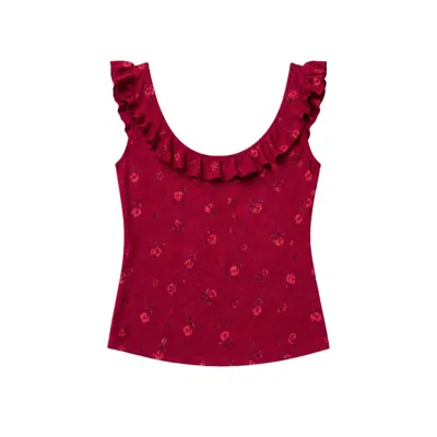 Avani Apparel Women's Red Top Capucine Raspberry