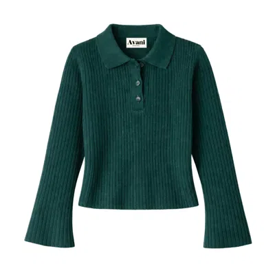 Avani Apparel Women's Torreya Sweater Green