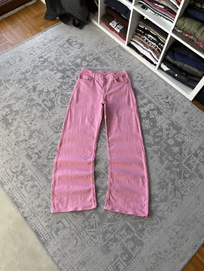 Pre-owned Avant Garde Baggy Jeans Flared Wide Mud Washed Japanese Y2k Hype