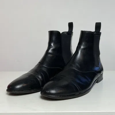 Pre-owned Avant Garde Bikkembergs Archive Chelsea Boots In Black