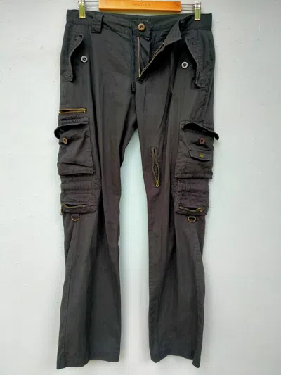 Pre-owned Avant Garde Japanesebrand Lowbox Drawstring Parachute Cargo Pant