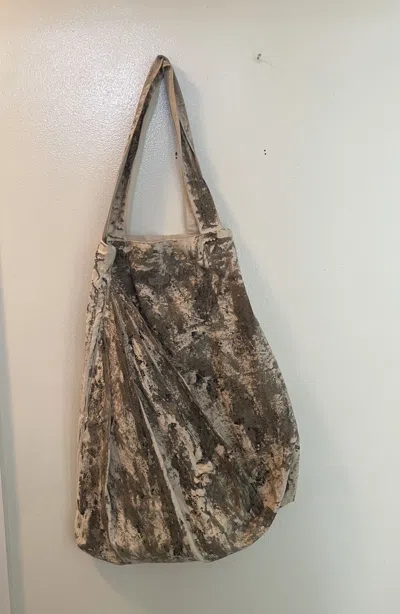 Pre-owned Avant Garde Jordan Arthur Smith Collection 1 Pleated Tote Bag In White