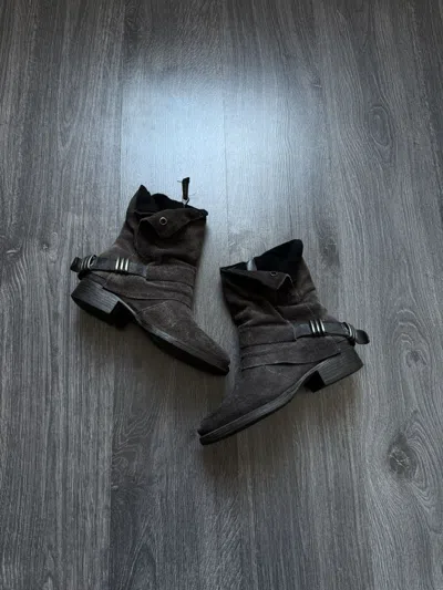Pre-owned Avant Garde Kampgen A.s 98 Style Boots Leather Style Rick Owens